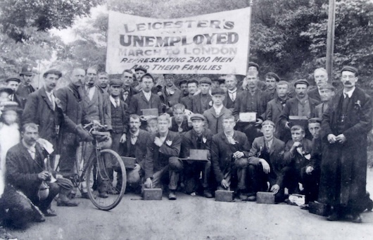 The 1905 Right to Work March co-led by Amos Sherriff